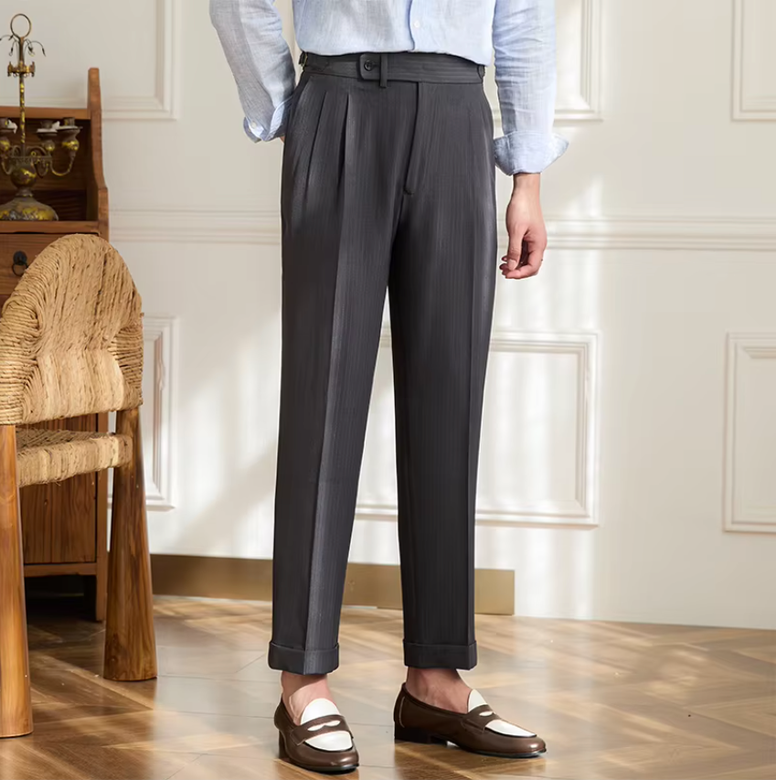 ANGELO PLEATED TROUSERS