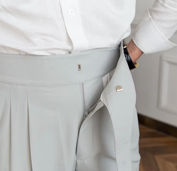 CAPRIOLI PLEATED TROUSERS