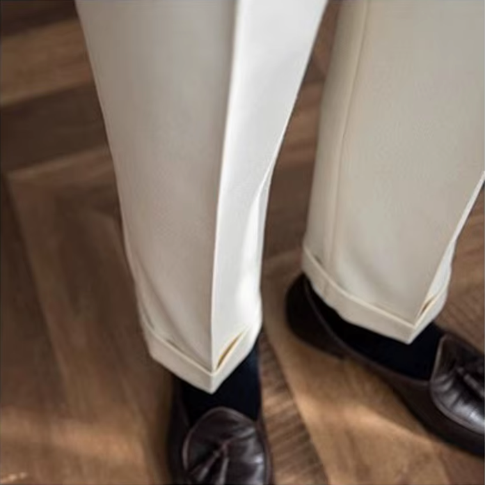 PANTALON À PLIS MARCO
