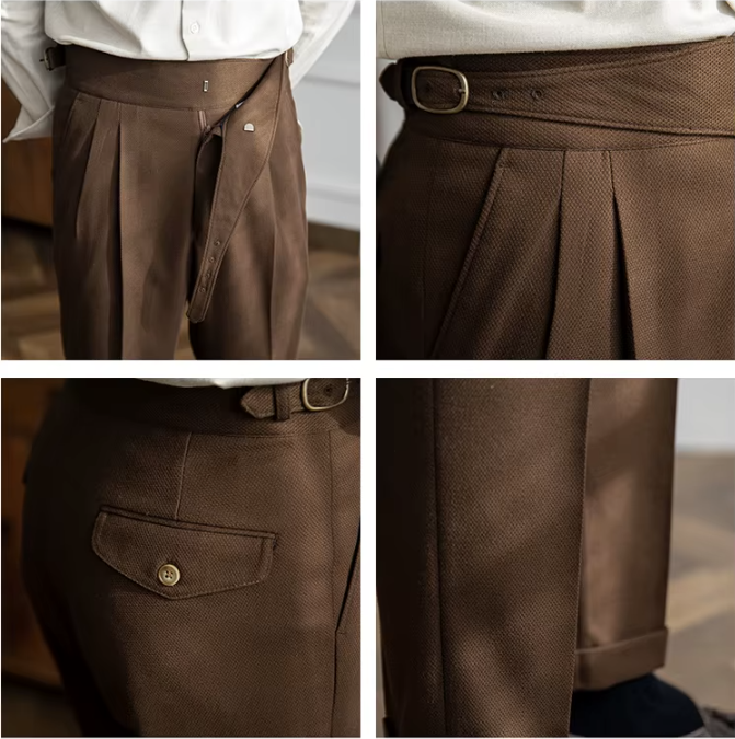 PANTALON À PLIS MARCO
