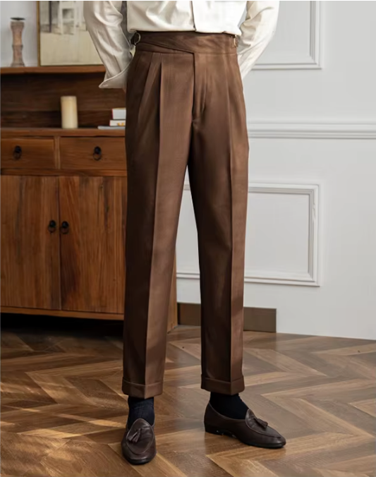 PANTALON À PLIS MARCO