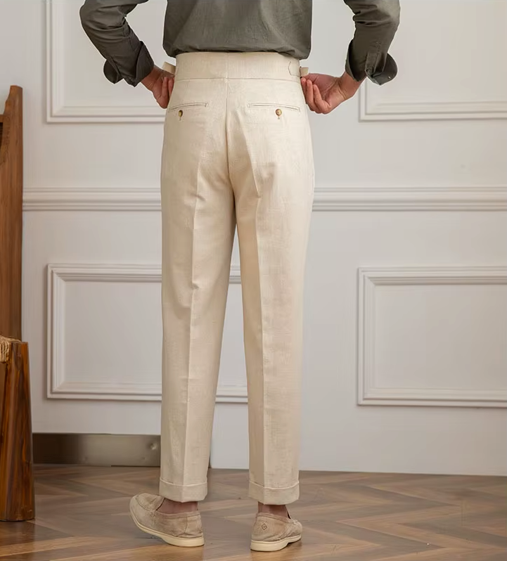 PALERMO PLEATED TROUSERS