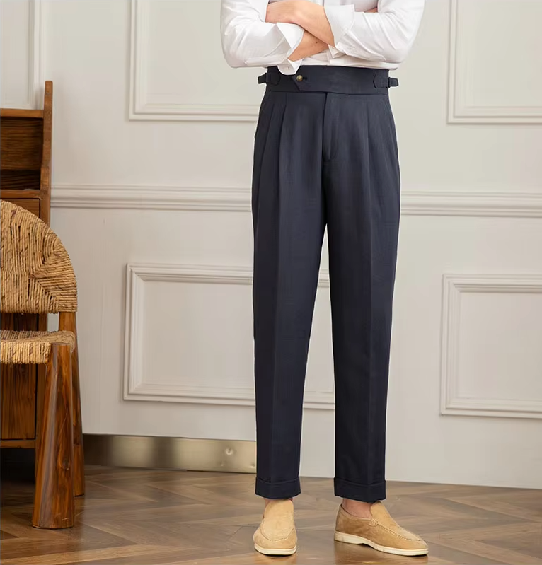 PALERMO PLEATED TROUSERS