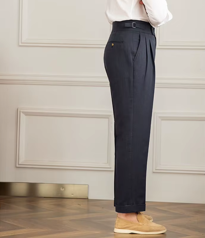 PALERMO PLEATED TROUSERS