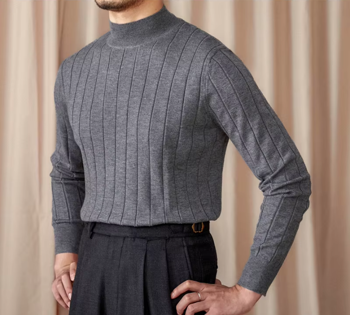 VIOLA MOCK NECK SWEATER