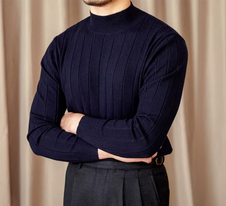 VIOLA MOCK NECK SWEATER