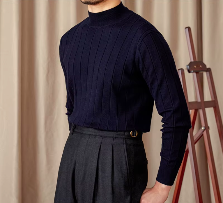 VIOLA MOCK NECK SWEATER