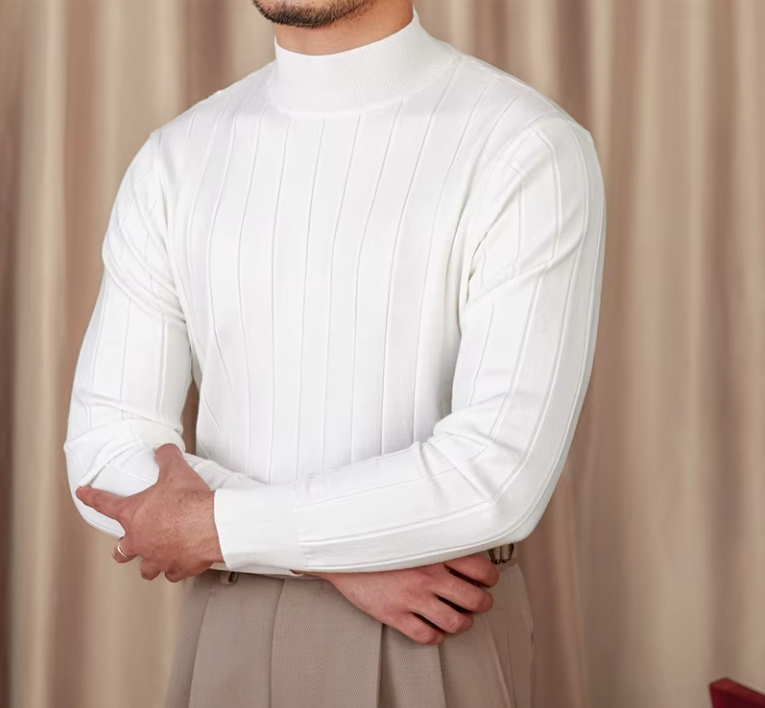 VIOLA MOCK NECK SWEATER
