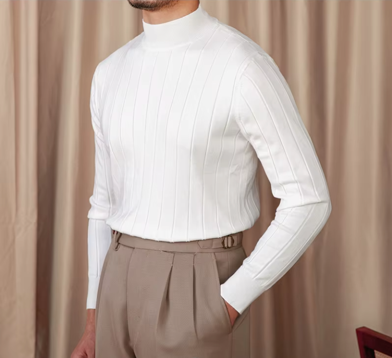VIOLA MOCK NECK SWEATER