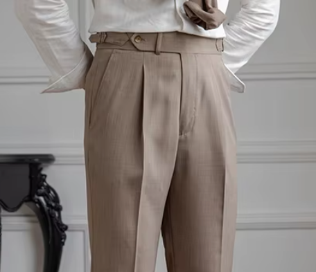 LUCIANO PLEATED TROUSERS