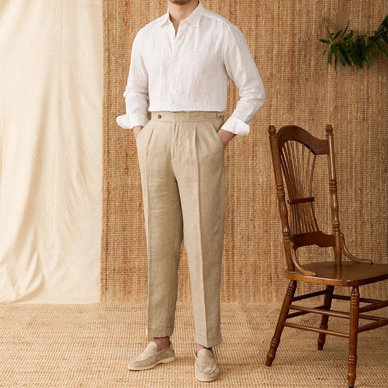 GRECO LINEN SHIRT