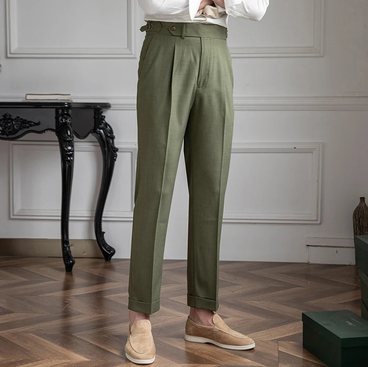 LUCIANO PLEATED TROUSERS