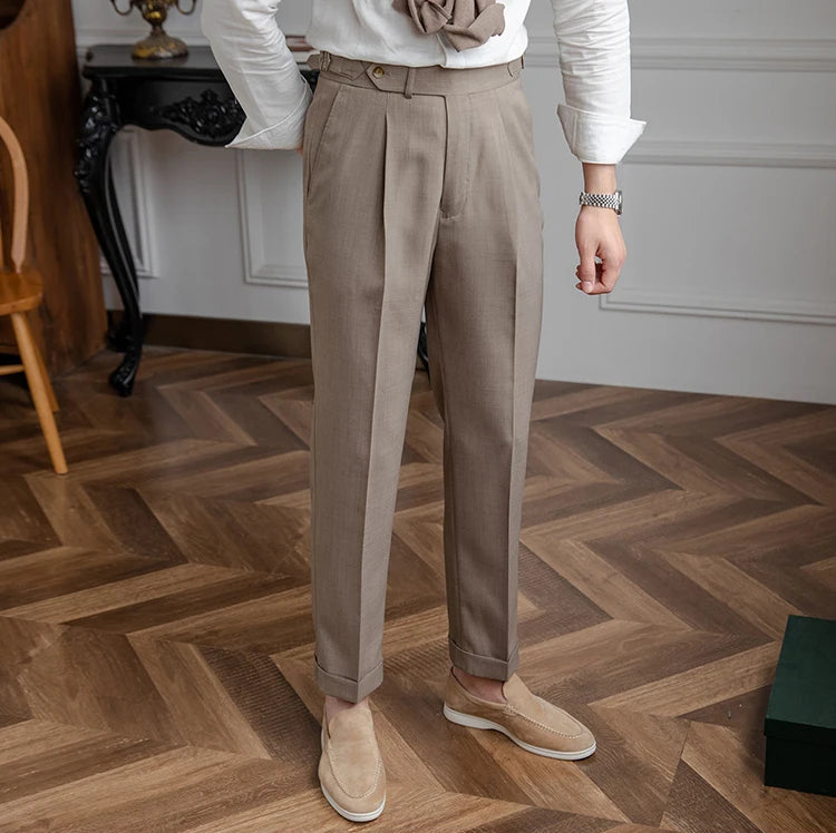 LUCIANO PLEATED TROUSERS