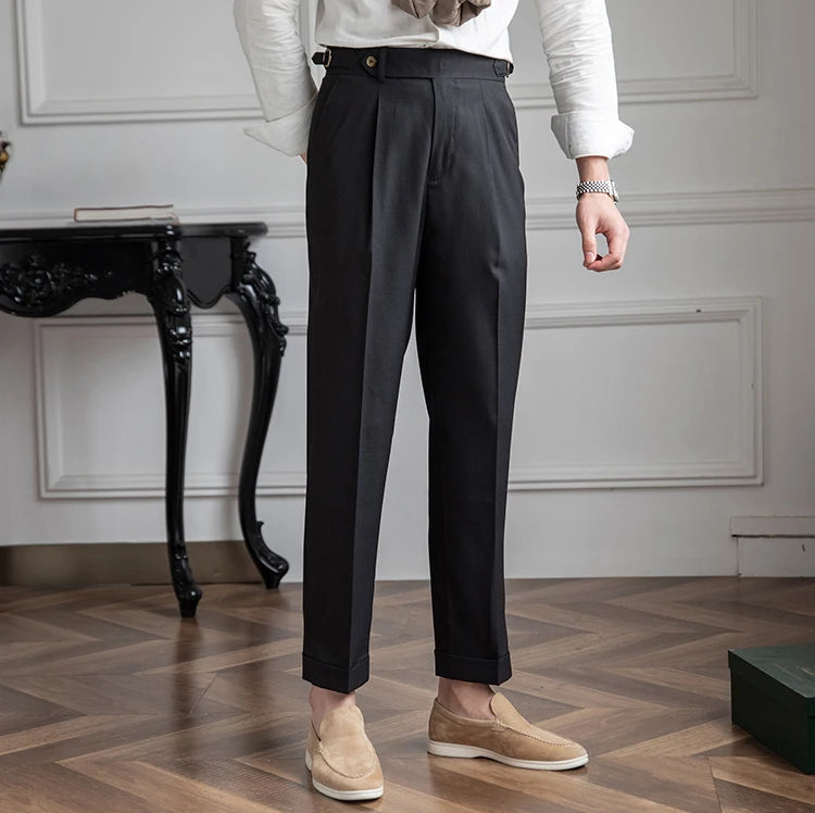 LUCIANO PLEATED TROUSERS