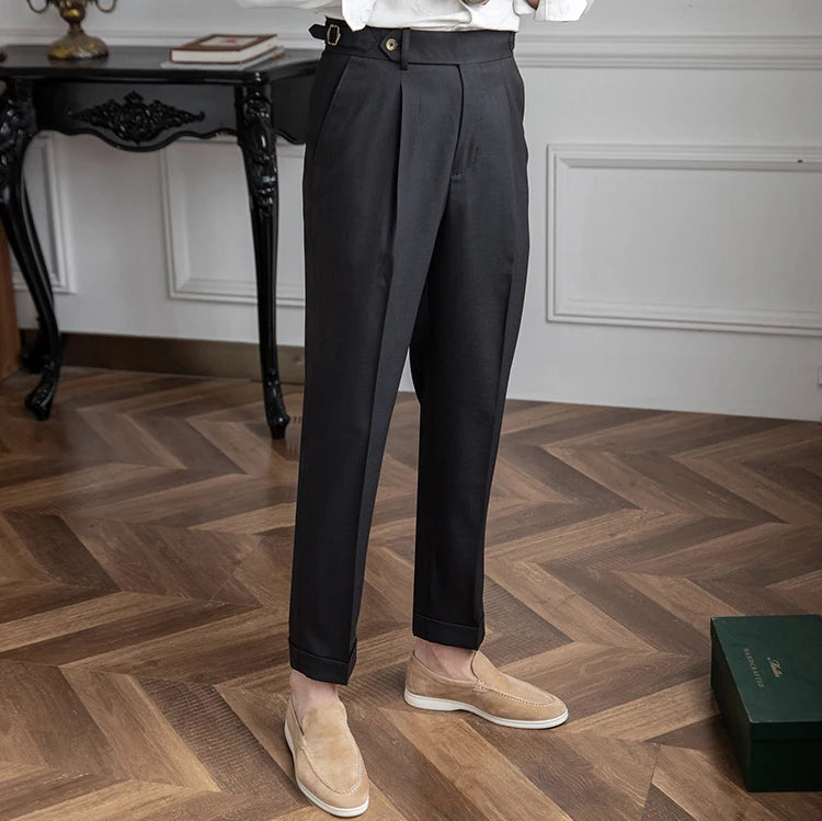 LUCIANO PLEATED TROUSERS