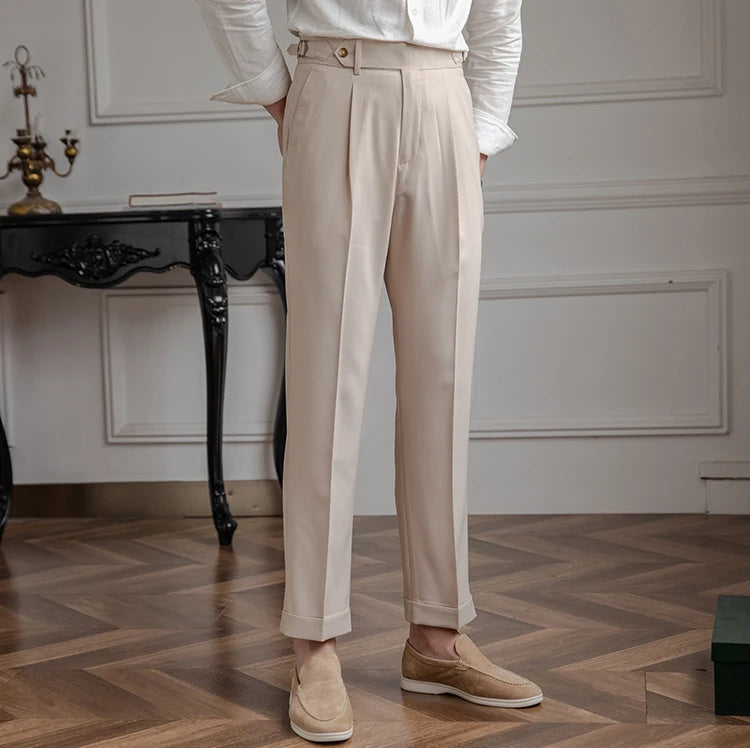 LUCIANO PLEATED TROUSERS