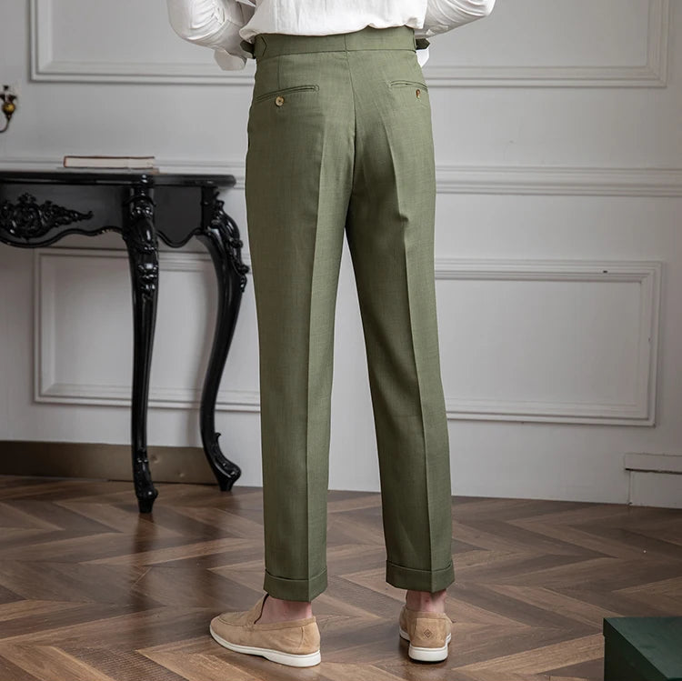LUCIANO PLEATED TROUSERS