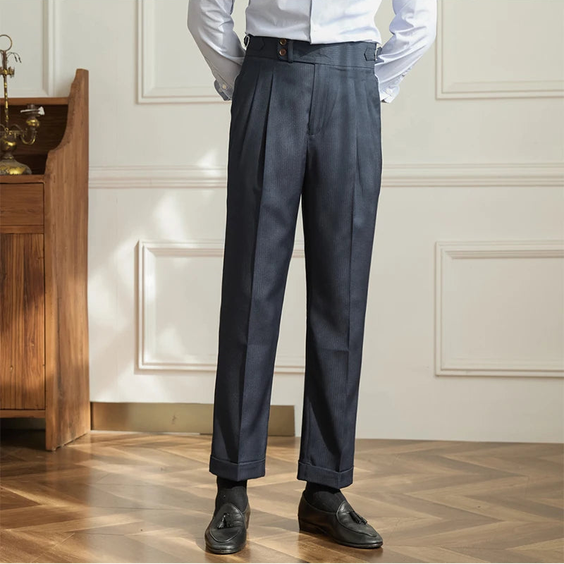 FABIANO PLEATED TROUSERS