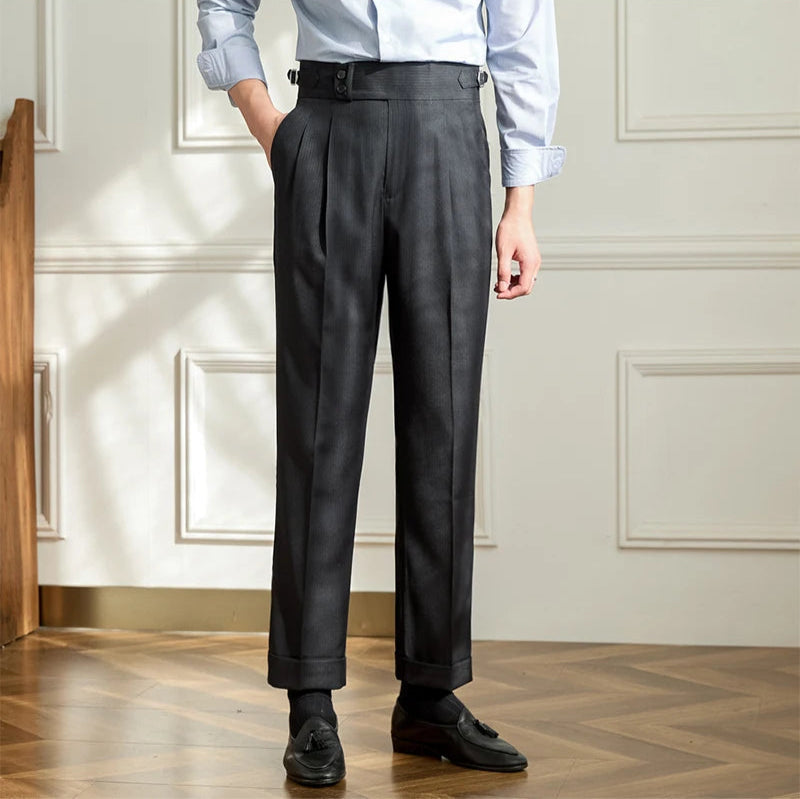 FABIANO PLEATED TROUSERS