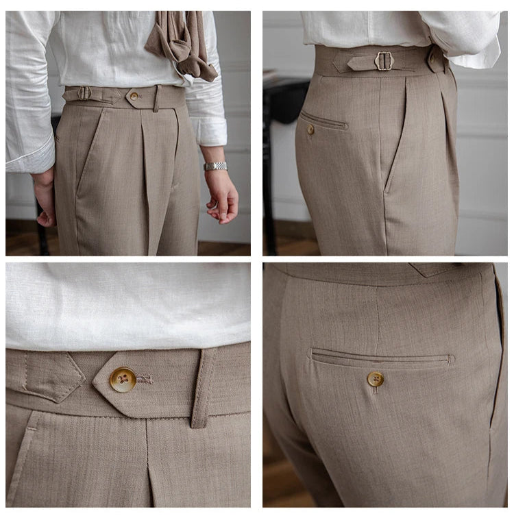LUCIANO PLEATED TROUSERS