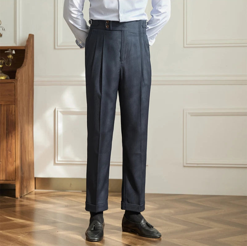 FABIANO PLEATED TROUSERS