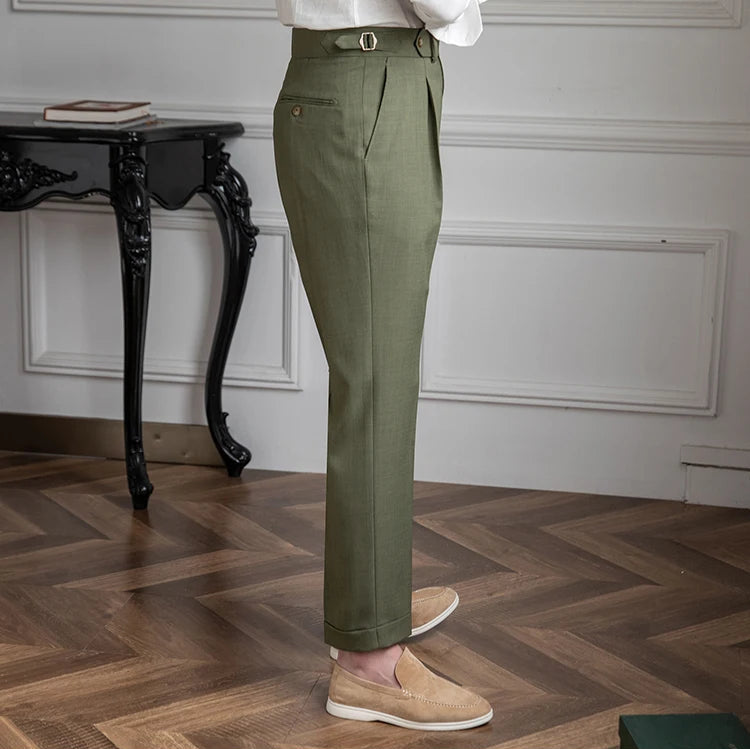 LUCIANO PLEATED TROUSERS