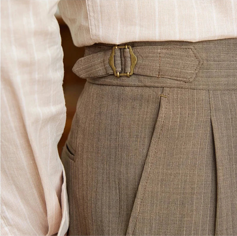 ANGELO PLEATED TROUSERS