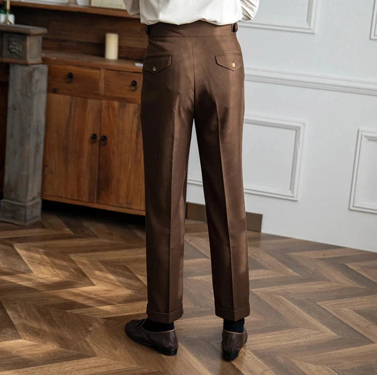 PANTALON À PLIS MARCO