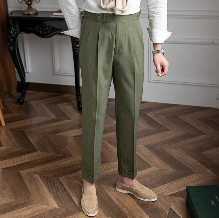 LUCIANO PLEATED TROUSERS
