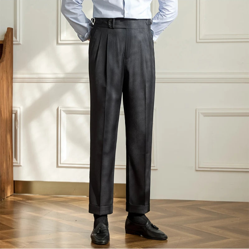 FABIANO PLEATED TROUSERS