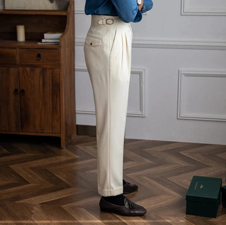 PANTALON À PLIS MARCO