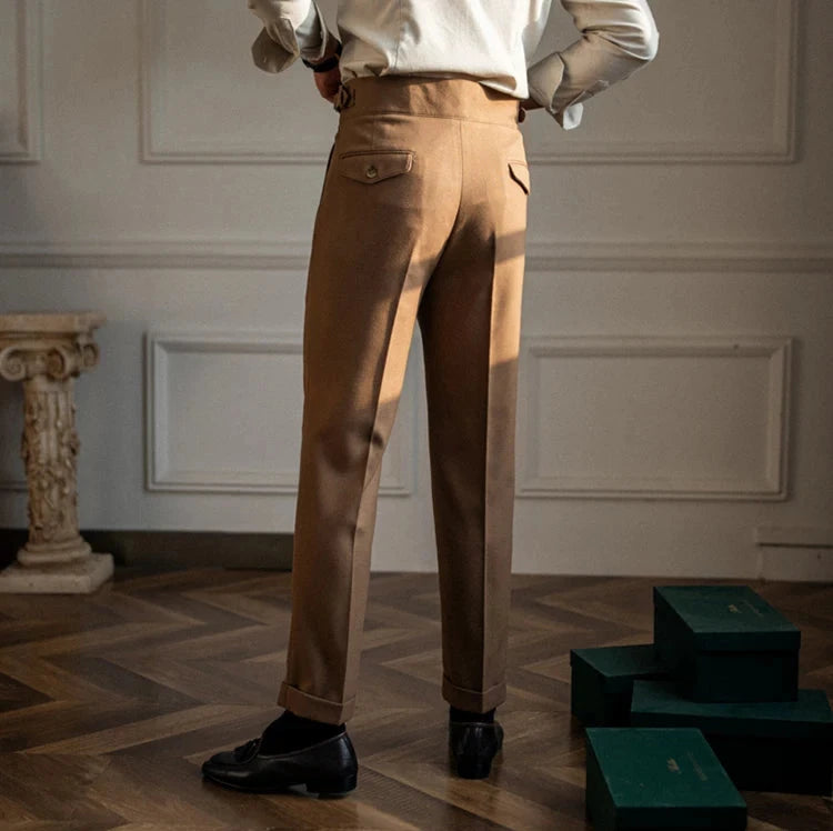 PANTALON À PLIS MARCO