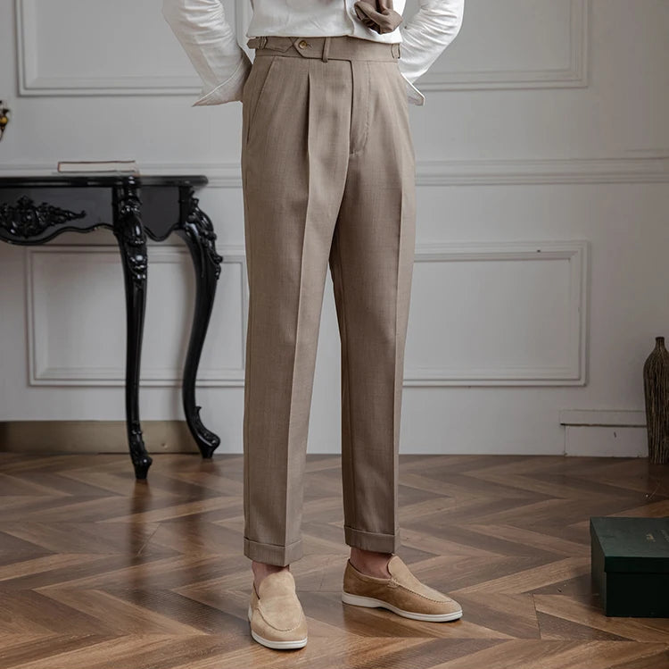 LUCIANO PLEATED TROUSERS