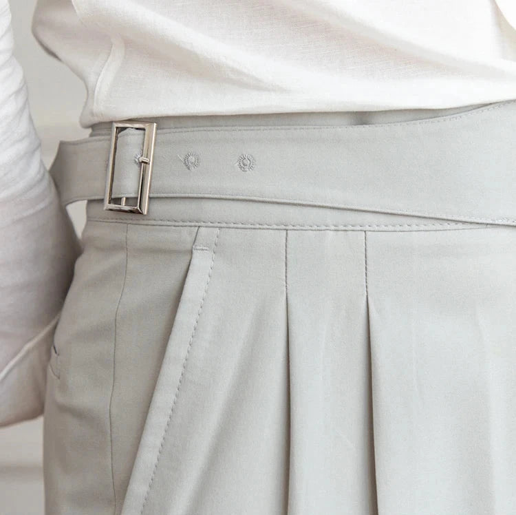 CAPRIOLI PLEATED TROUSERS
