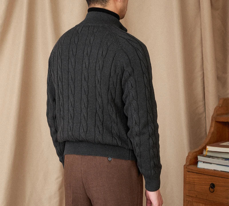 POSTINO ZIP SWEATER