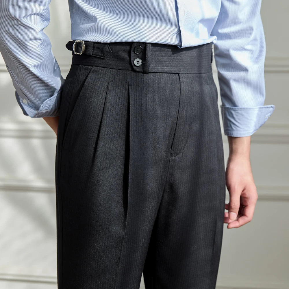 FABIANO PLEATED TROUSERS