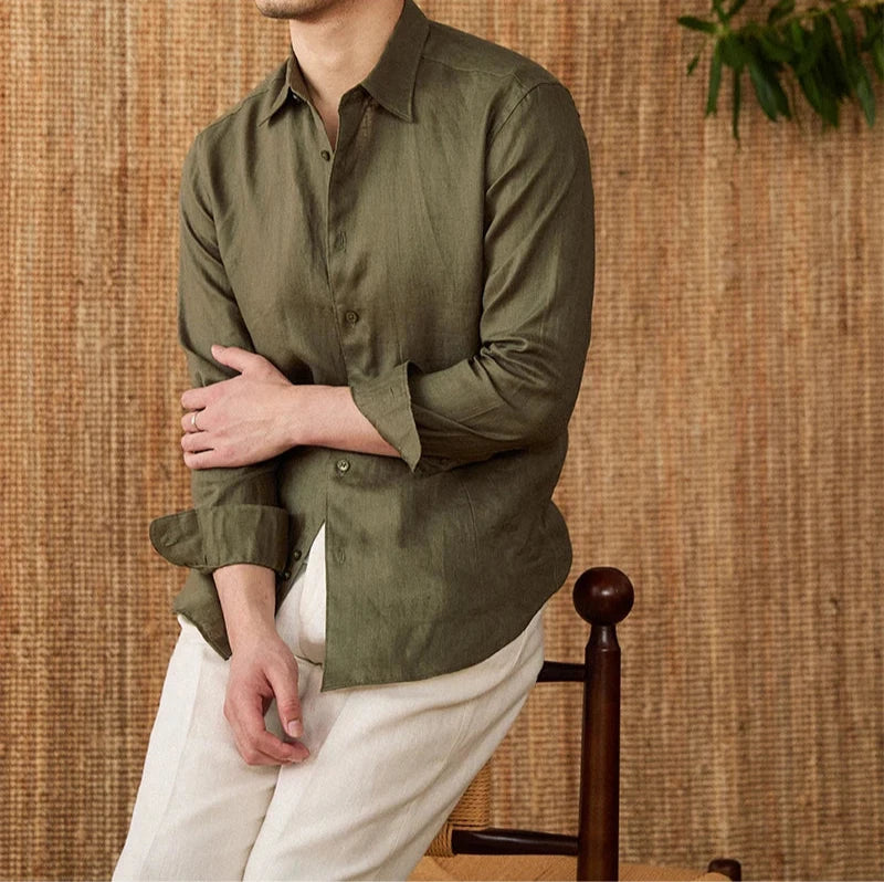 GRECO LINEN SHIRT