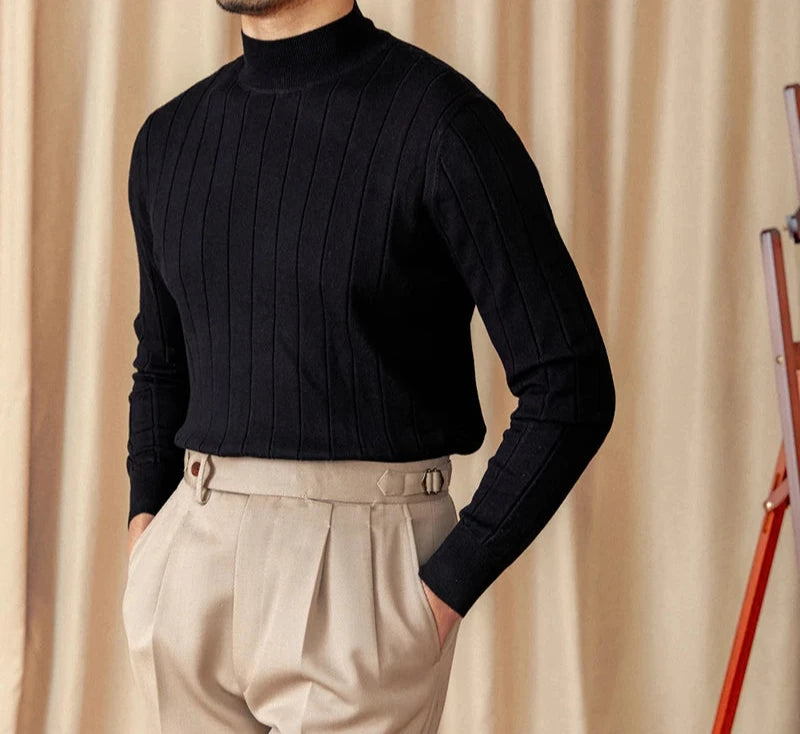 VIOLA MOCK NECK SWEATER