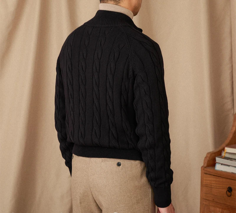 POSTINO ZIP SWEATER