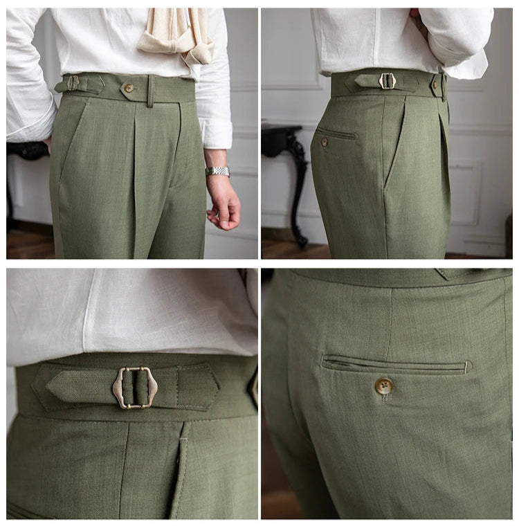 LUCIANO PLEATED TROUSERS