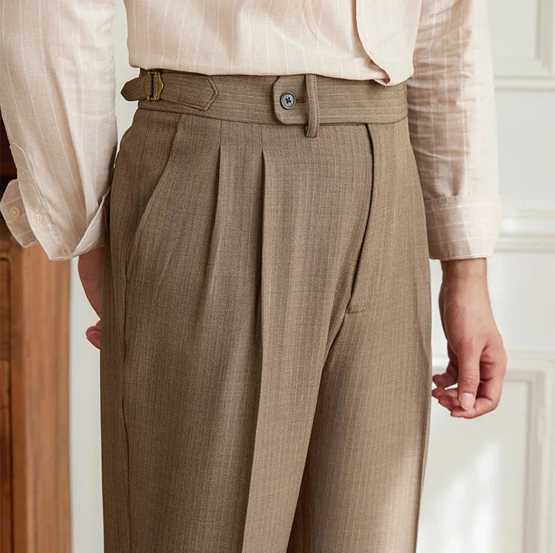 ANGELO PLEATED TROUSERS