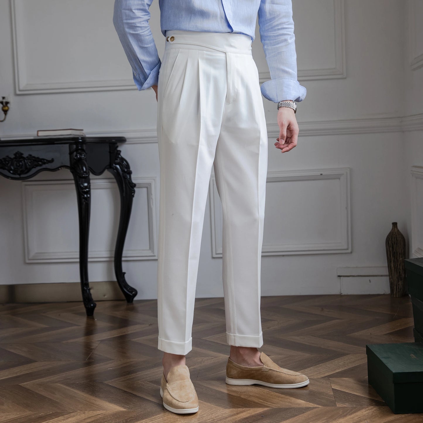 CIMONE PLEATED TROUSERS