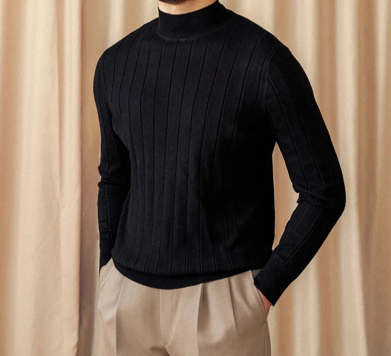 VIOLA MOCK NECK SWEATER