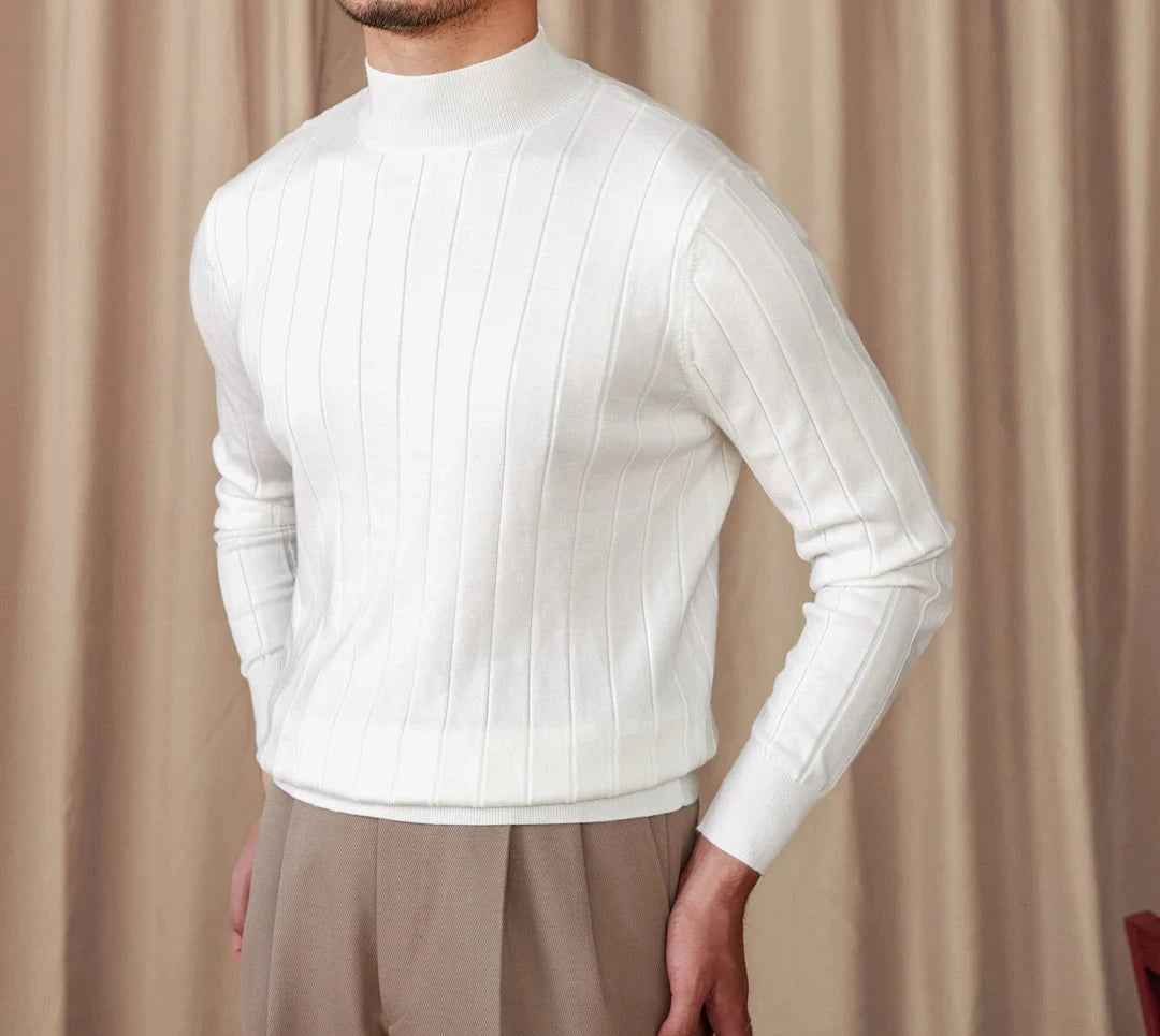 VIOLA MOCK NECK SWEATER