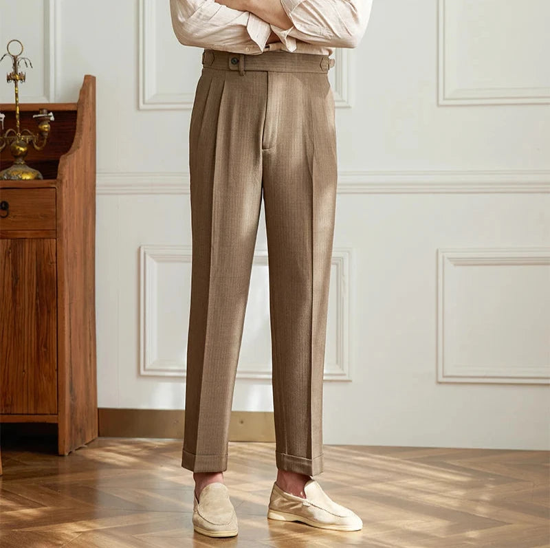 ANGELO PLEATED TROUSERS