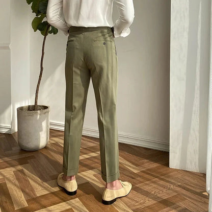 STRESA PLEATED TROUSERS