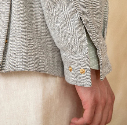SALERNO HERRINGBONE FIELD JACKET