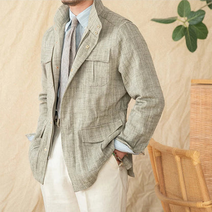 SALERNO HERRINGBONE FIELD JACKET