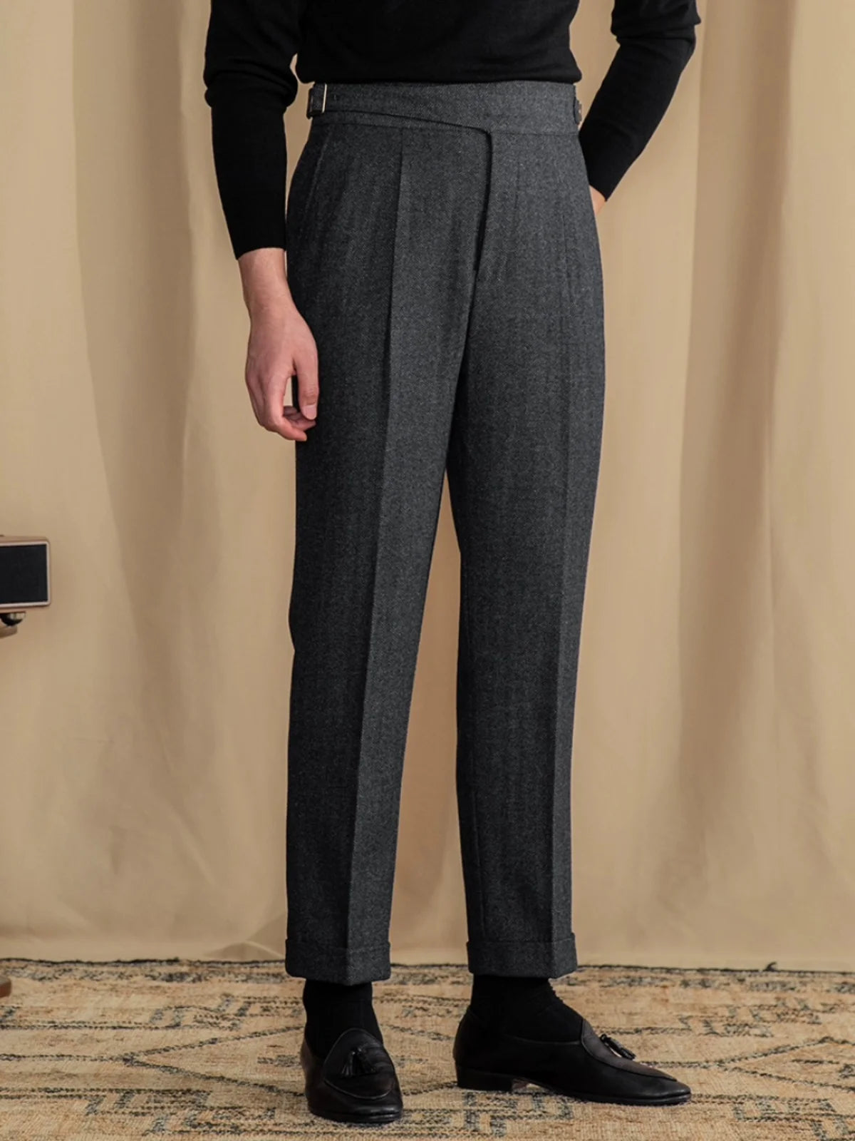 RICCI PLEATED TROUSERS