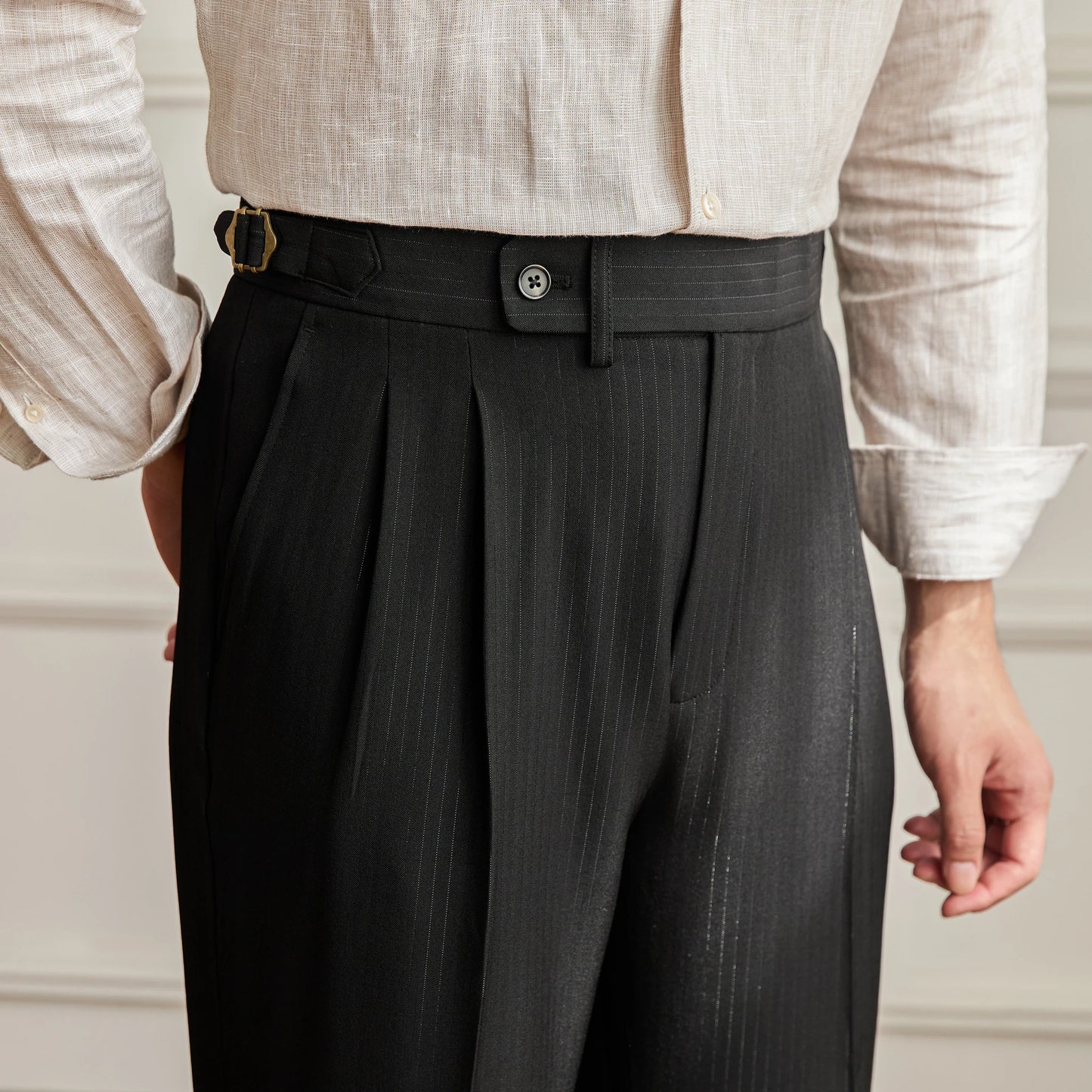 ANGELO PLEATED TROUSERS